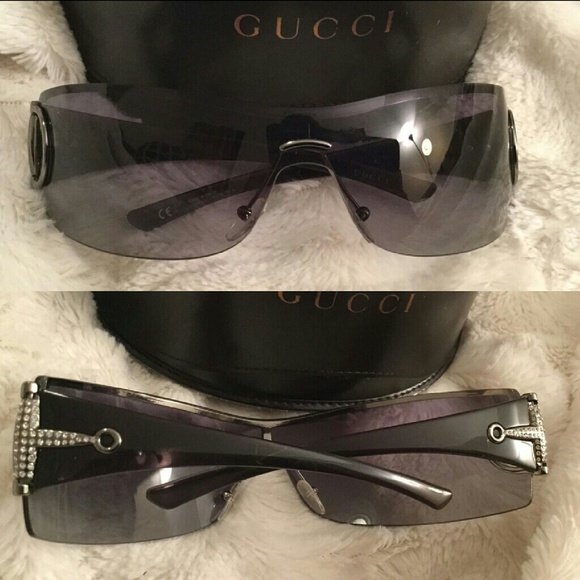 Gucci Blinged Out 'Bit' Sunglasses - Picture 4 of 8
